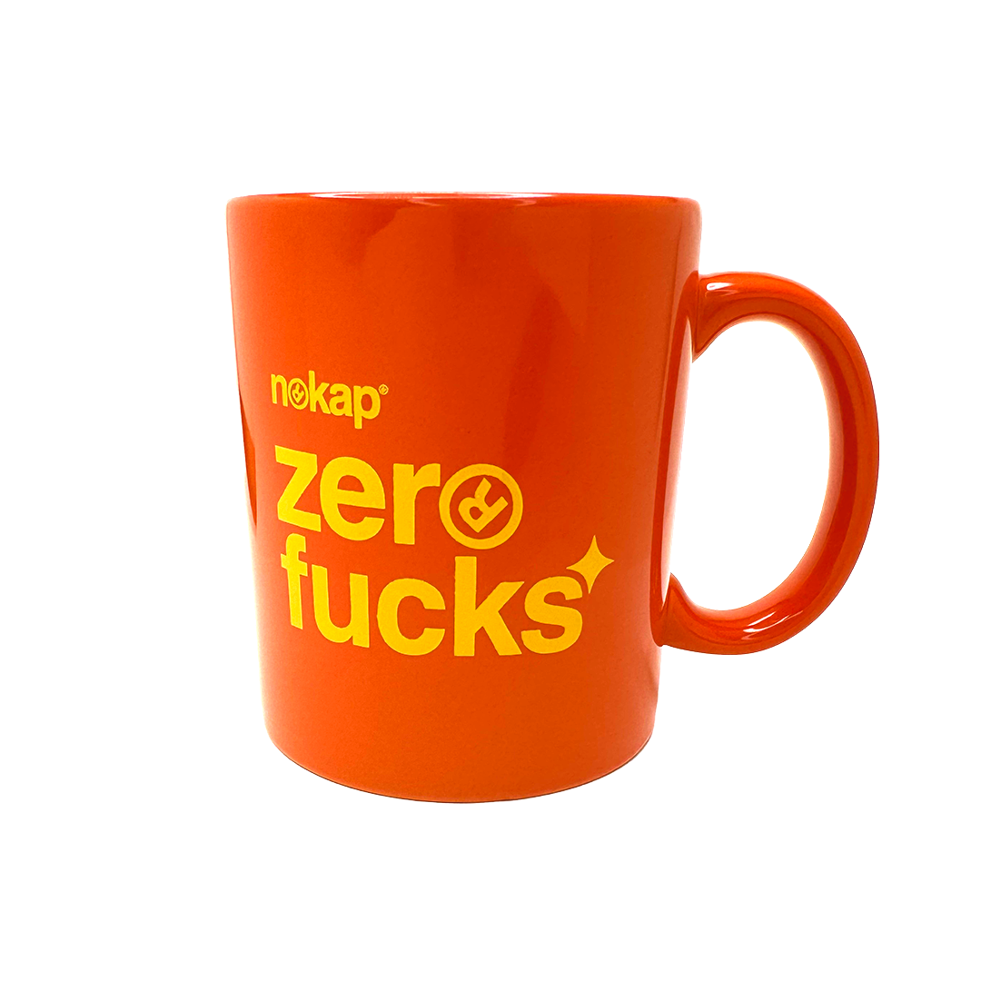 TAZA ZEROFUCKS 1 - NARANJA 